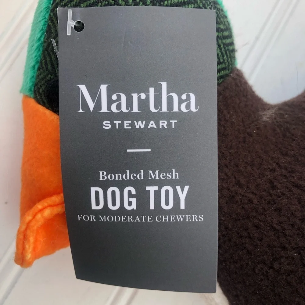 NWT Bundle 2 plush squeaky bird duck dog toys